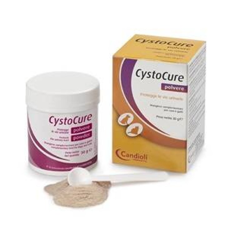 Candioli Cystocure Forte Polvere Integratore per le Vie Urinarie dei Cani 30 g
