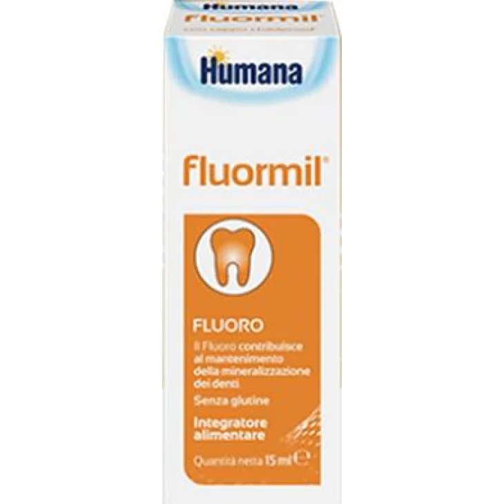 Milte Fluormil Gocce Integratore di Fluoro per Bambini e Adulti