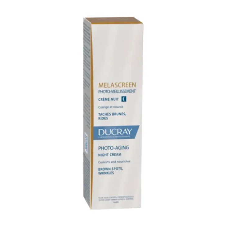 Ducray Melascreen Crema Notte Foto-invecchiamento Macchie Brune E Rughe 50 ml