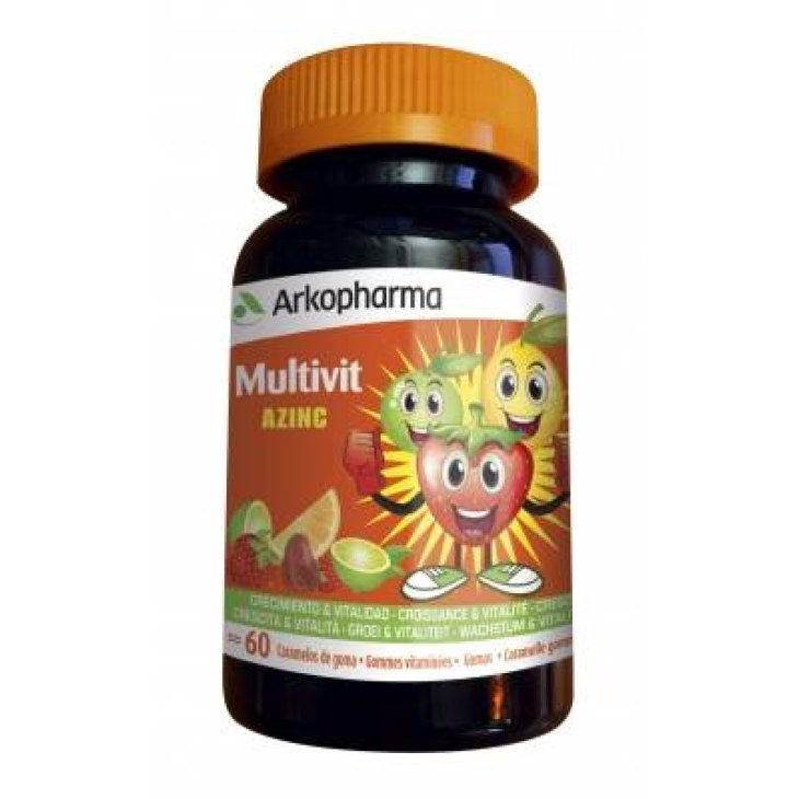 Arkopharma Arkovital Azinc Caramelle Integratore Vitaminico 60 caramelle gommose