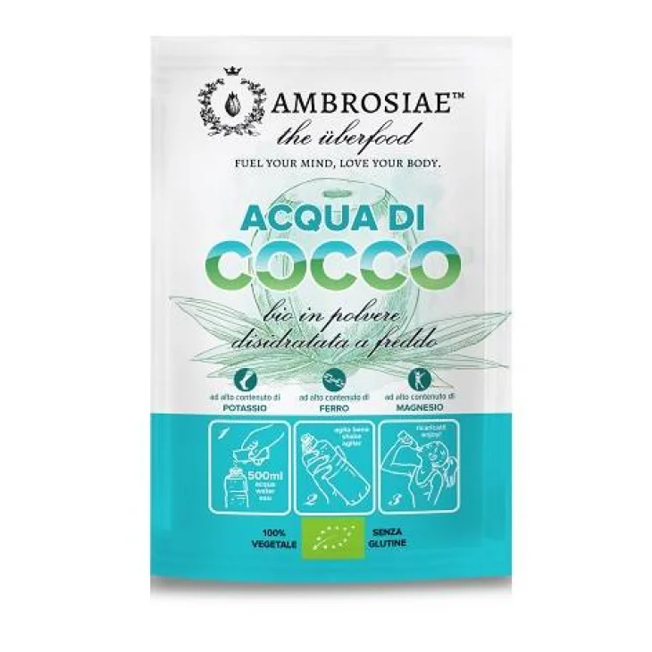 Ambrosiae Acqua di Cocco in Polvere Bio 10 g
