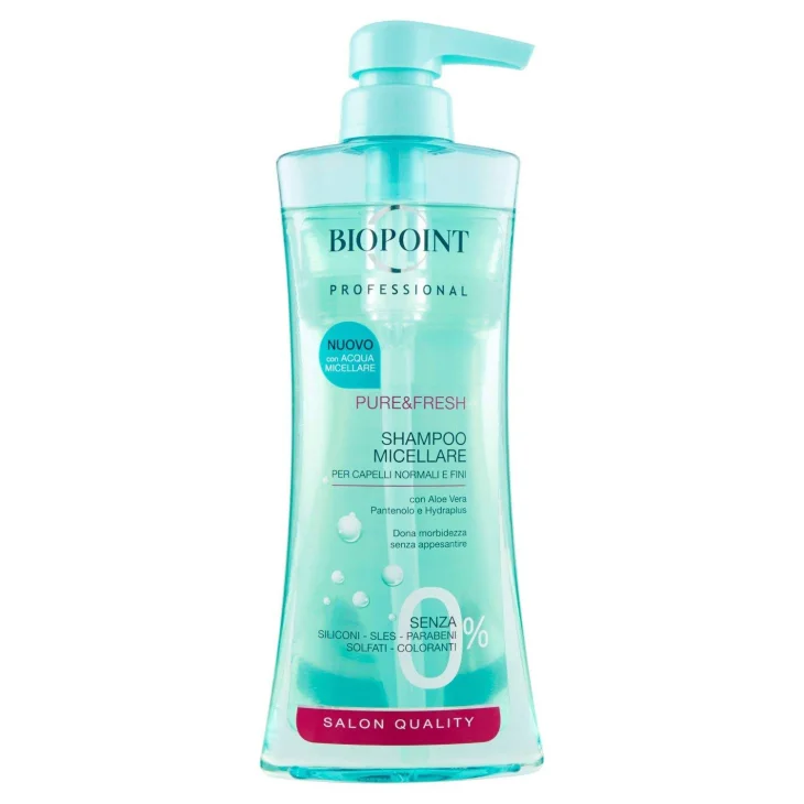 Biopoint Pure & Fresh Shampoo micellare per capelli normali e fini