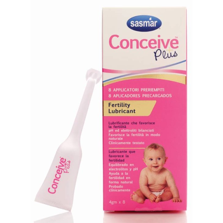 Sasmar Conceive Plus Applicatori Gel Lubrificante per la Fertilità