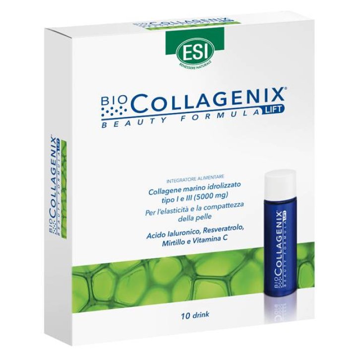 ESI Biocollagenina Integratore di Collagene Pronto da Bere 10 drink