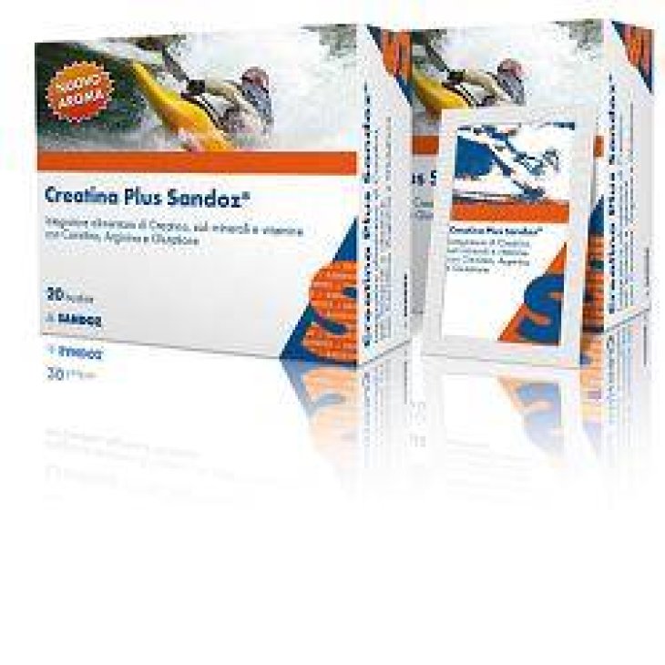 Creatina Plus Sandoz Integratore di sali minerali per sportivi 20 Bustine