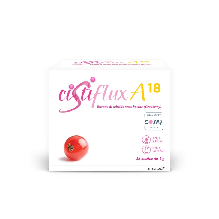 Cistiflux A 18 28 Bustine Integratore per le Vie Urinarie