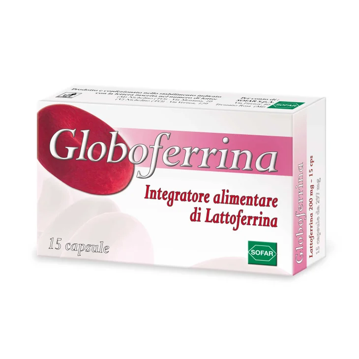 Sofar Globoferrina Integratore di Lattoferrina 15 capsule
