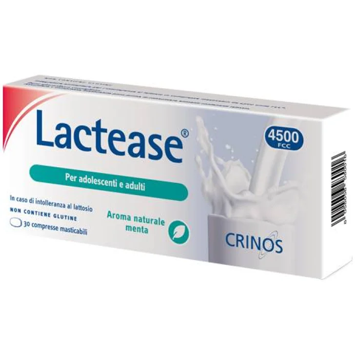 Lactease 4500 Integratore Alimentare di Lattasi per Adulti
