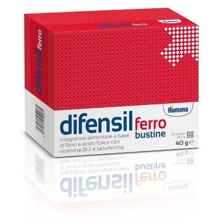 Humana Difensil Ferro Bustine Integratore di Ferro per Bambini