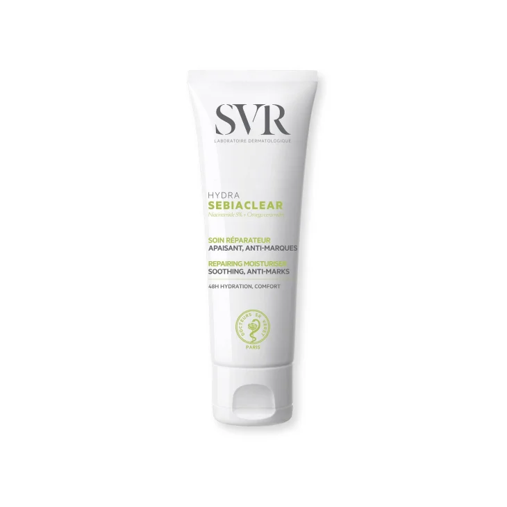 SVR Sebiaclear Hydra Trattamento Riparatore Lenitivo Antisegni Acne 40 ml