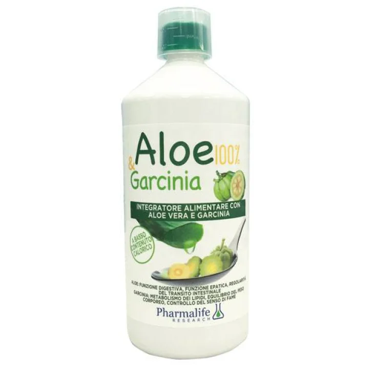 Pharmalife Research Aloe 100% e Garcinia Succo Concentrato 1000 ml