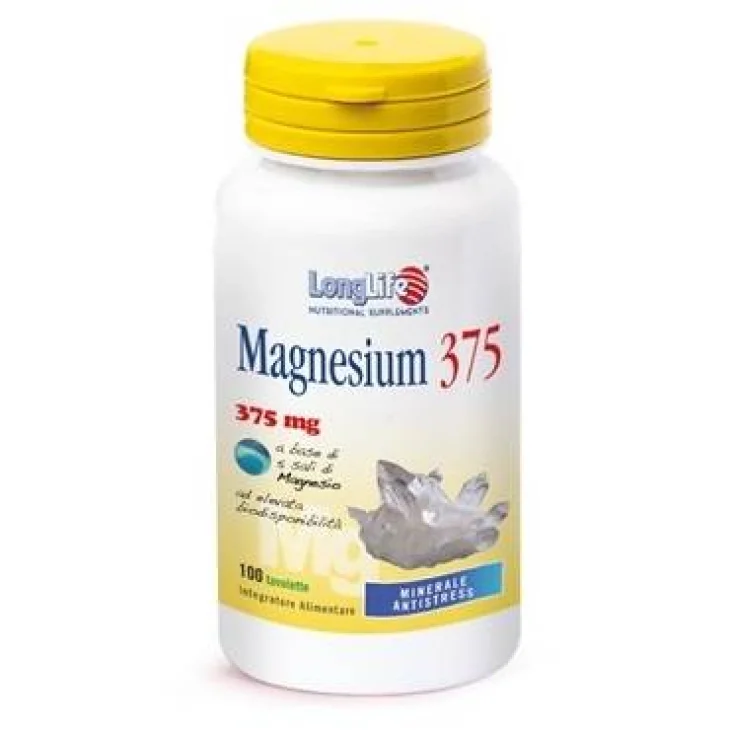 Longlife Magnesium 375 Integratore a Base di Magnesio