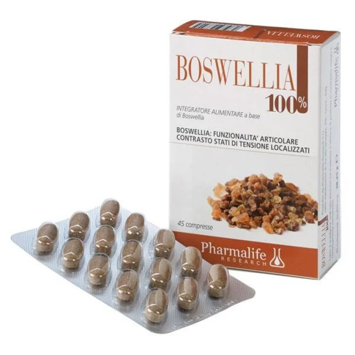 Pharmalife Research Boswellia 100% Integratore per le articolazioni 45 compresse