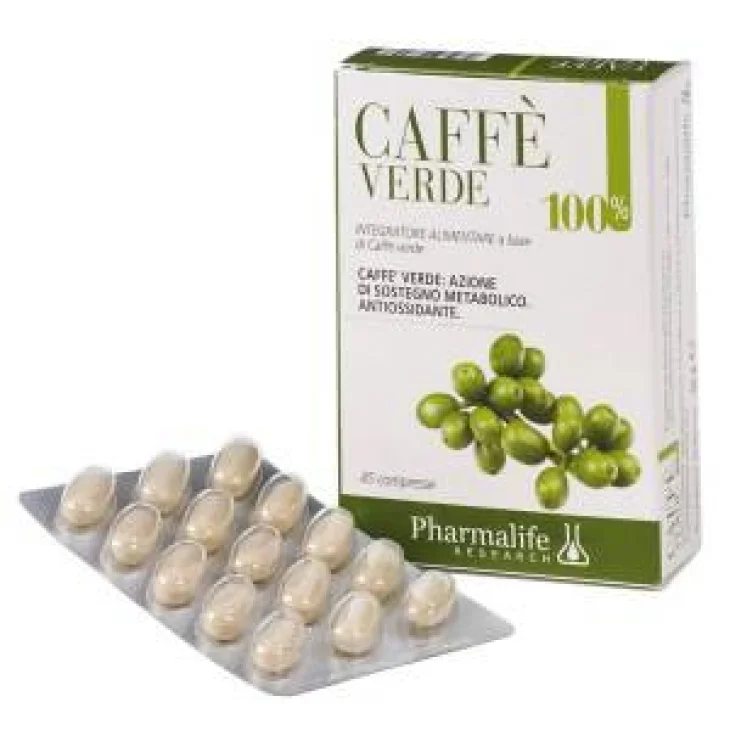 Pharmalife Research Caffè Verde 100% Integratore per dimagrire 45 compresse