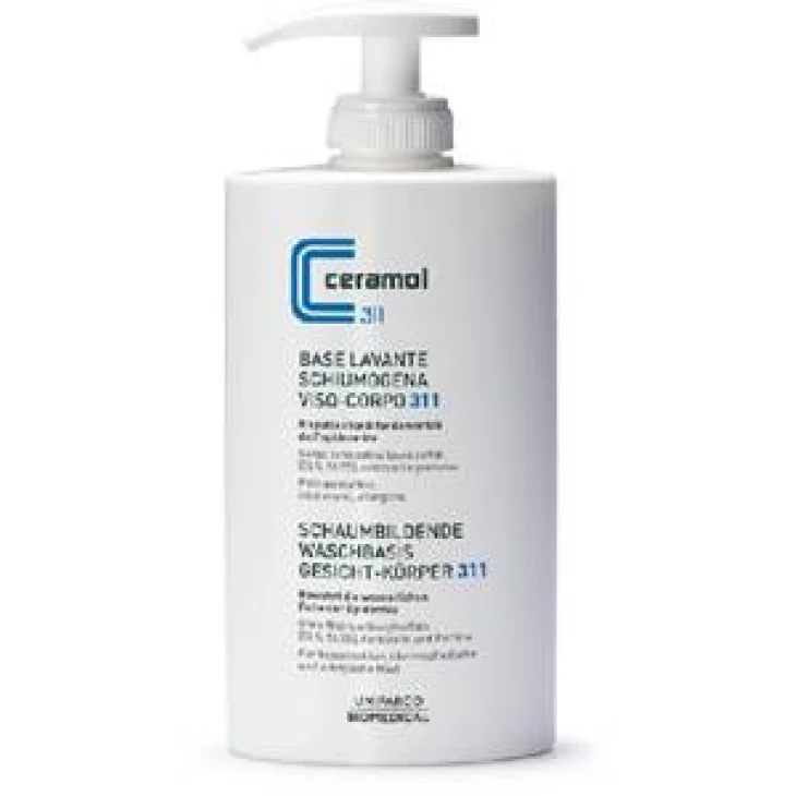Ceramol Base Lavante Schiumogena Detergente Viso Corpo 400 ml
