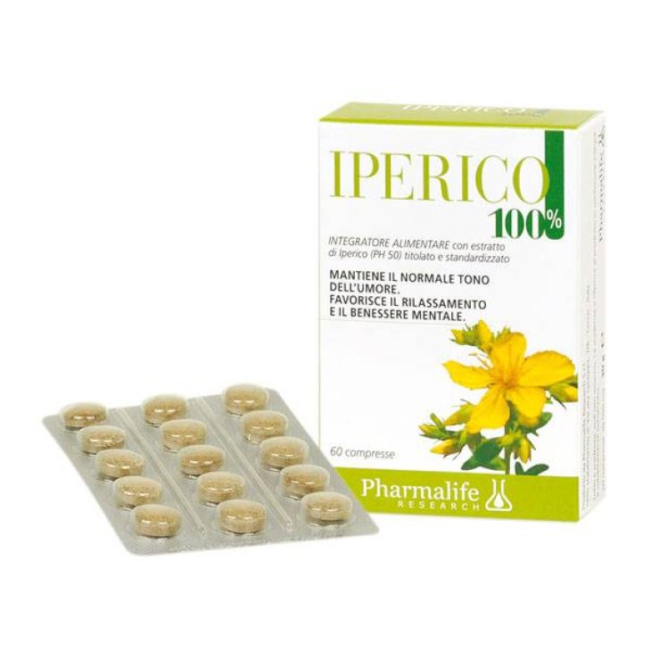 Pharmalife Research Iperico 100% Integratore per mantenere il buon umore 60 compresse