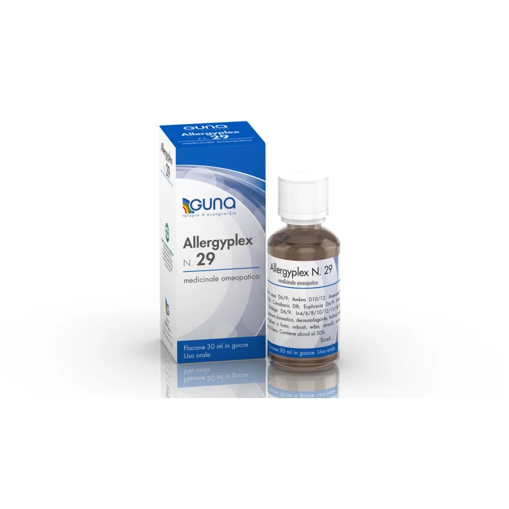 Guna Allergyplex 29 Polline Complesso Omeopatico per Trattamento Allergie