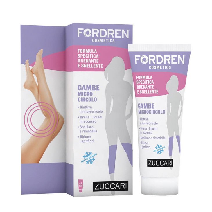 Zuccari Fordren Crema Snellente e Drenante per le Gambe