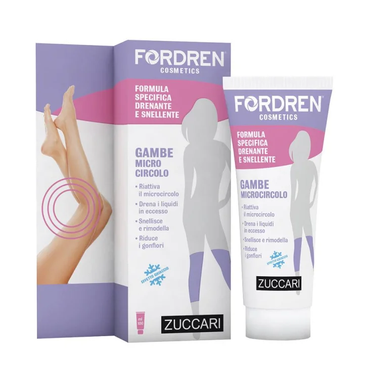 Zuccari Fordren Crema Snellente e Drenante per le Gambe