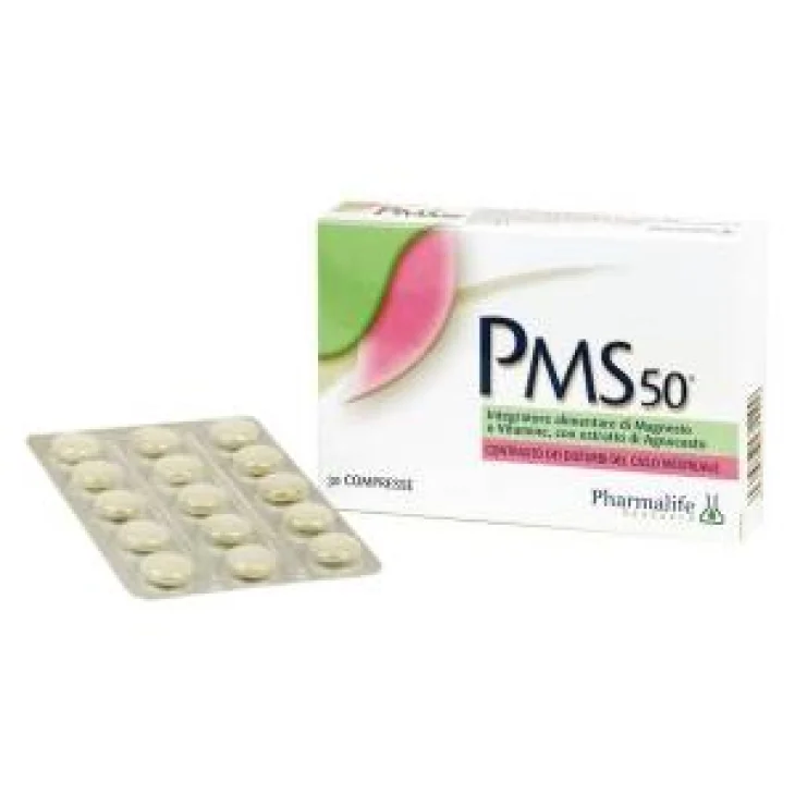 Pharmalife Research PMS 50 Integratore per il ciclo mestruale 30 capsule