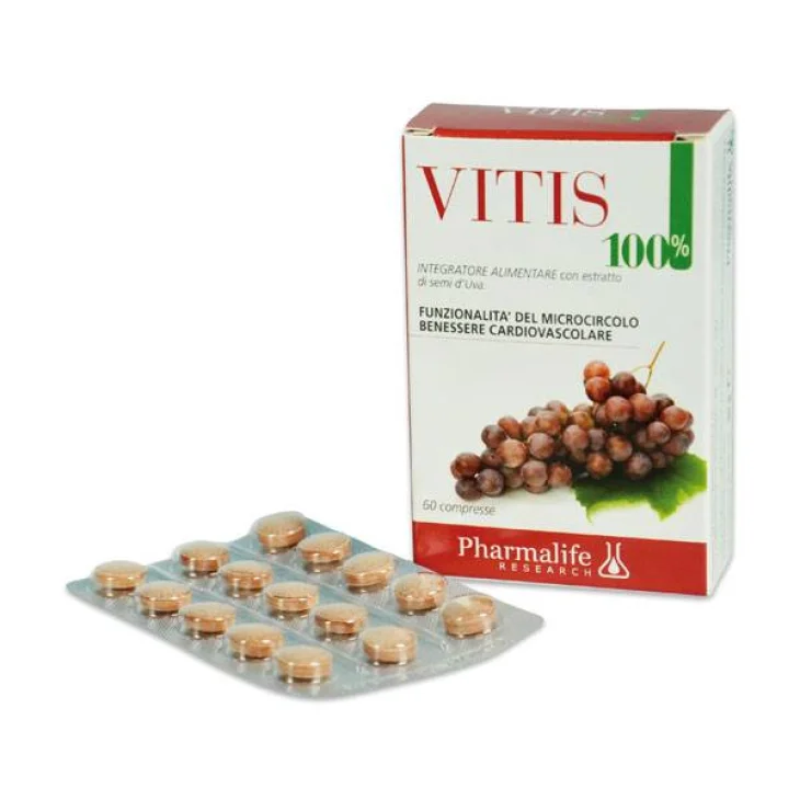 Pharmalife Research Vitis 100% Integratore per il Microcircolo