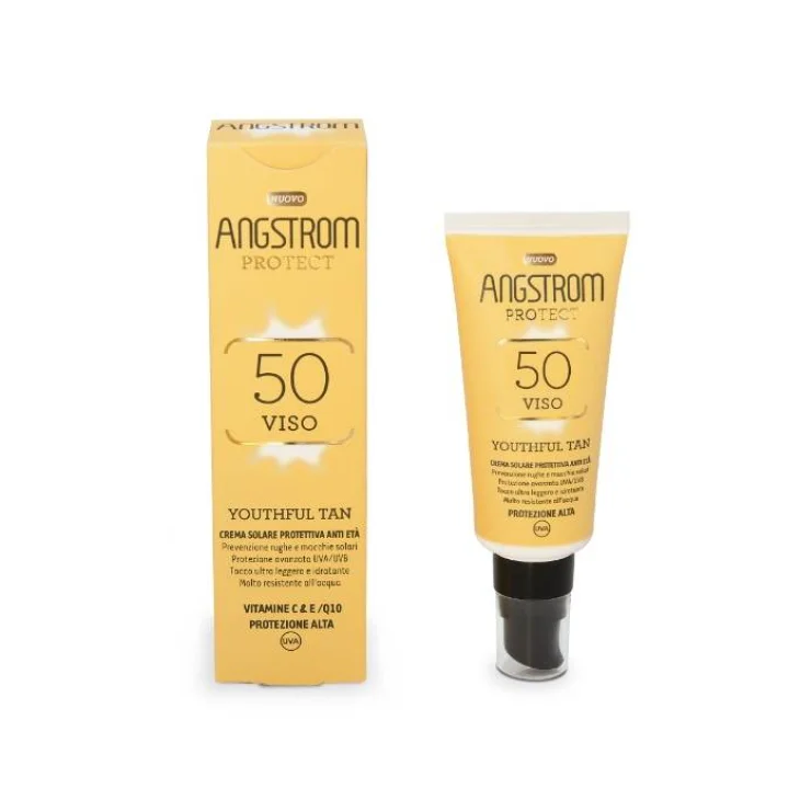Angstrom Hydraxol Youthful Tan Crema solare per il viso SPF50+ 40 ml