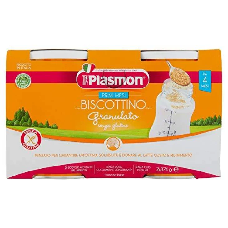 Plasmon Biscottino Granulato Primi Mesi 2 x 374 g