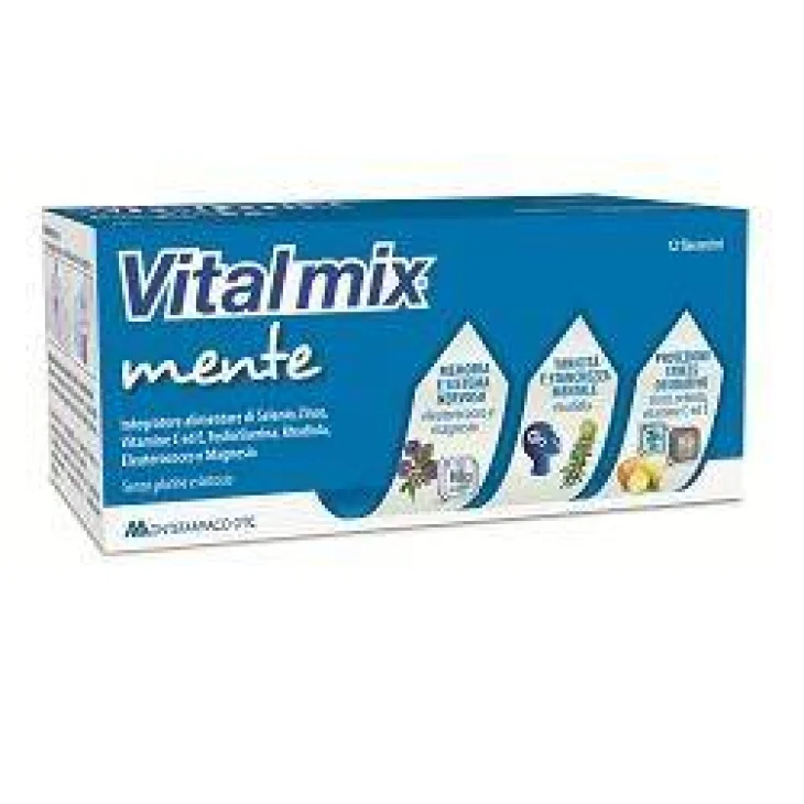 Montefarmaco Vitalmix Mente Integratore per la Memoria e la Concentrazione