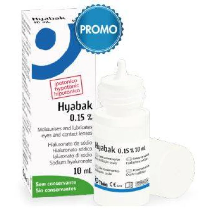 Hyabak 0.15% Soluzione Oftalmica 10 ml