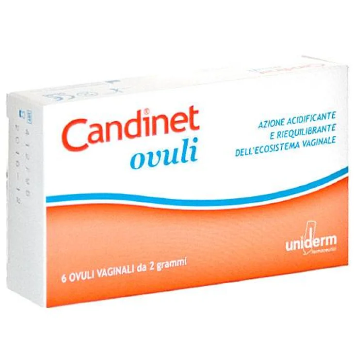 Uniderm Candinet Ovuli vaginali 6 pezzi