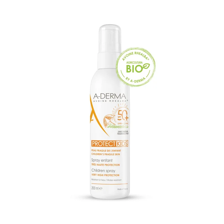 A-Derma Protect Kids Spray Solare Protezione Solare SPF 50+