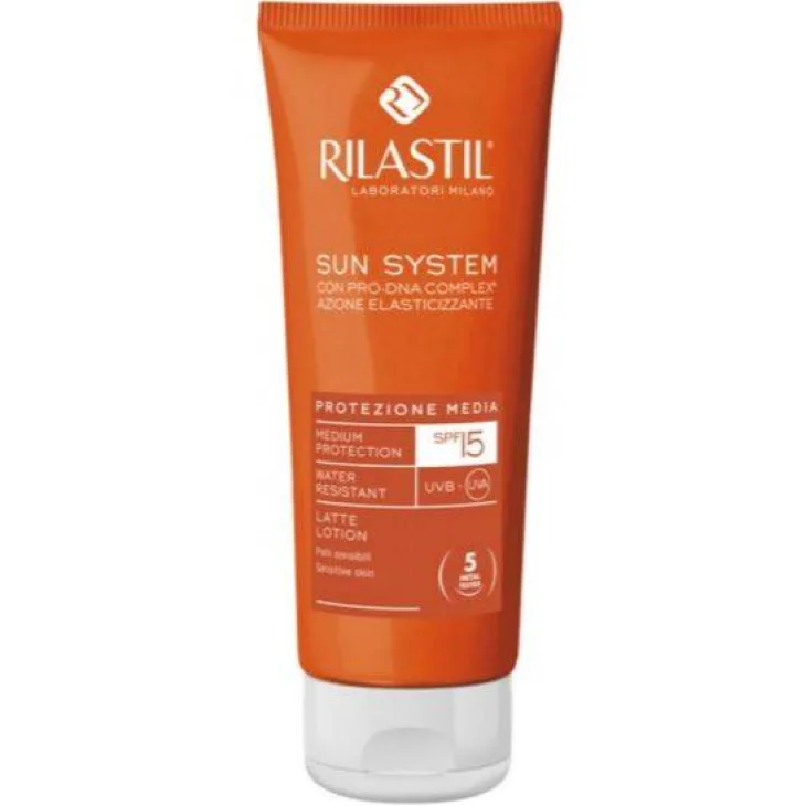 Rilastil Sun System Latte Solare Protezione Solare Corpo SPF 15 100 ml
