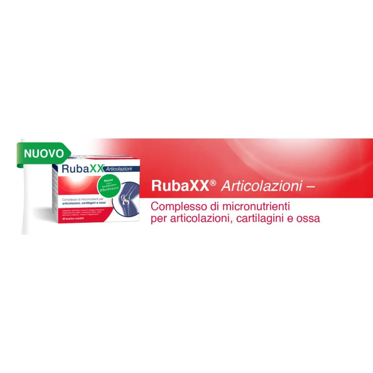 Pharma SGP RubaXX Articolazioni Integratore per il Benessere di Articolazioni Cartilagini ed Ossa 30 bustine