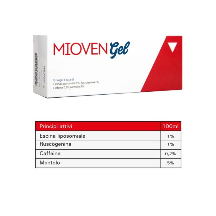 Agaton Mioven Gel Rinfrescante per le Gambe