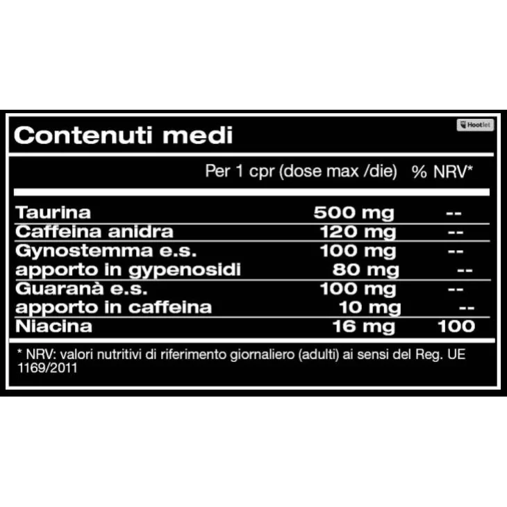 Named Sport Total Energy Rush Integratore Energetico per Sportivi 60 compresse