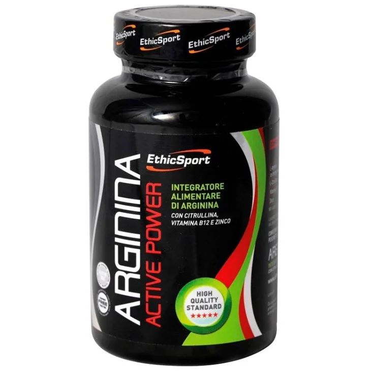 EthicSport Arginina Active Power Integratore per Sportivi 90 compresse