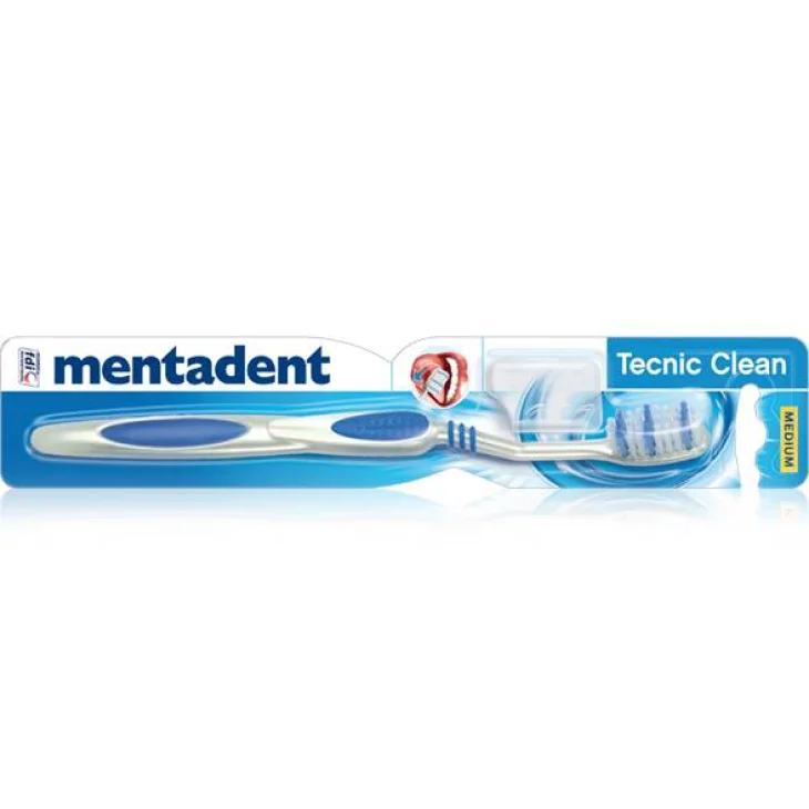 Mentadent Tecnic Clean Spazzolino antiplacca 1 Pezzo