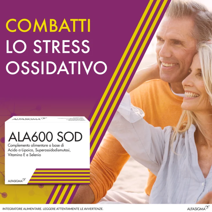 Alfasigma Ala Sod 600 Integratore Antiossidante 20 Compresse