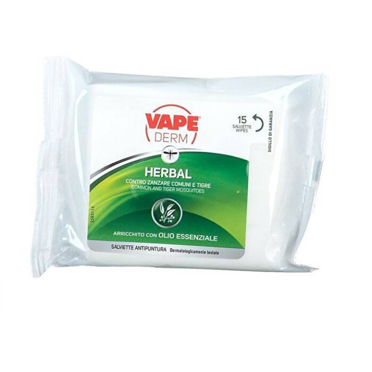 Vape Derm Herbal Salviette Antipuntura