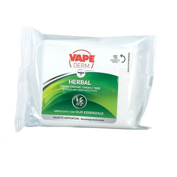 Vape Derm Herbal Salviette Antipuntura