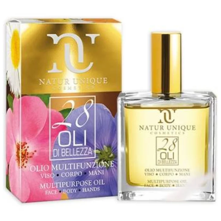 Natur Unique 28 Oli  Olio Multifunzione Viso Corpo e Mani