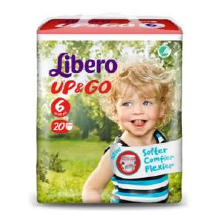 Libero Up&Go Pannolini Mutandina Taglia 6 (13-20 Kg) 18 pezzi