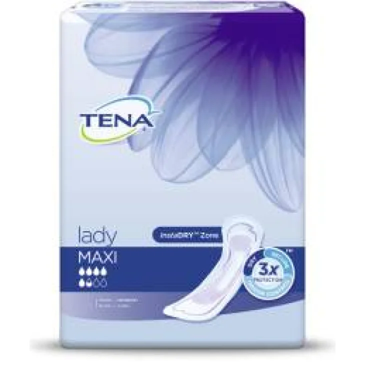 Tena Lady Maxi Giorno Assorbente con tripla protezione 12 pezzi