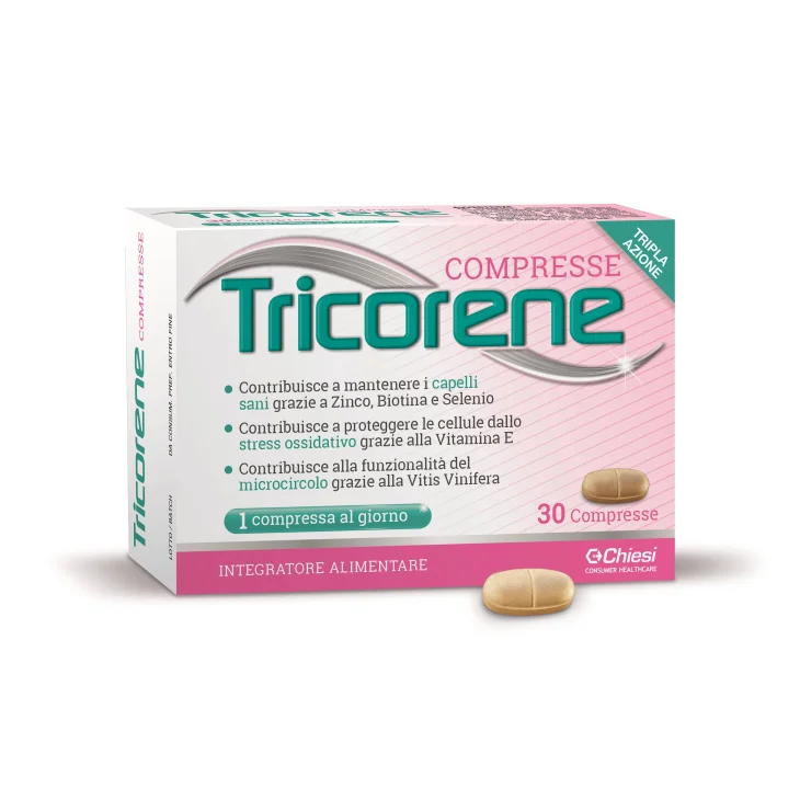 Tricorene Integratore per Unghie e Capelli Donna 30 compresse