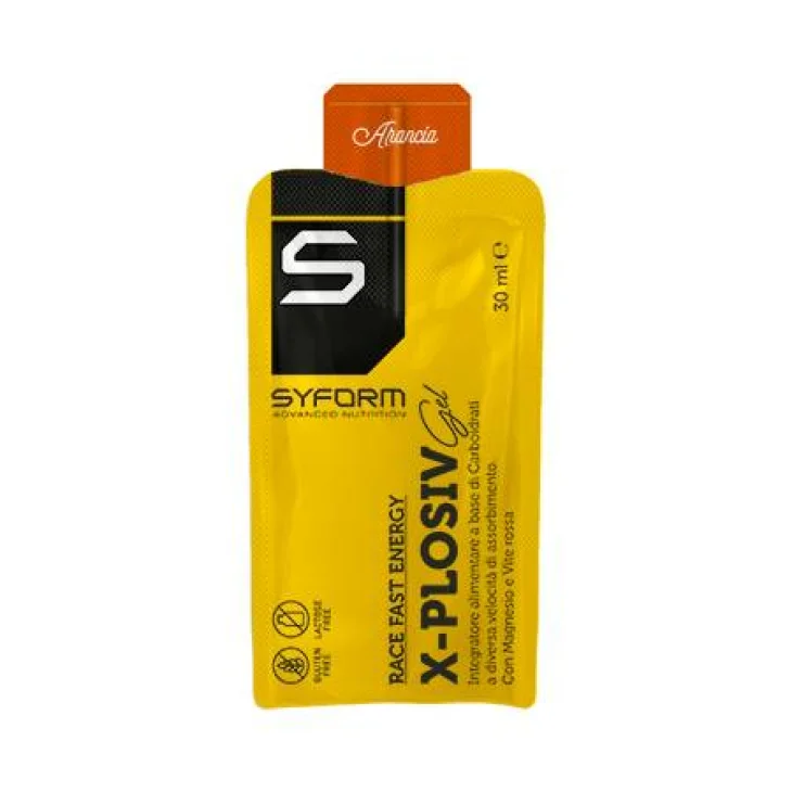 Syform X-Plosiv Gel energetico al gusto arancia 25 ml