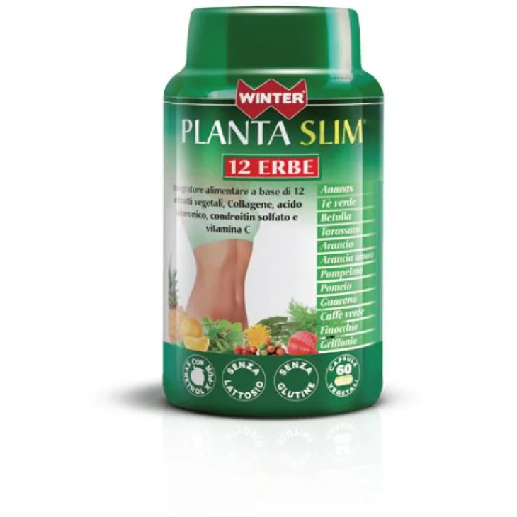 Winter Planta Slim 12 Erbe Capsule Integratore Drenante