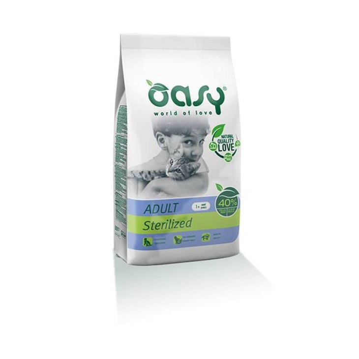 Oasy Adult Sterilized Pollo Cibo secco per gatti sterilizzati 1,5 kg