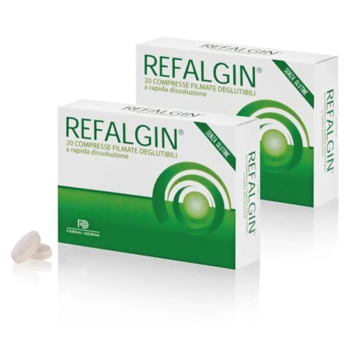 Farma Derma Refalgin Integratore per il Reflusso Gastroesofageo 20 Compresse