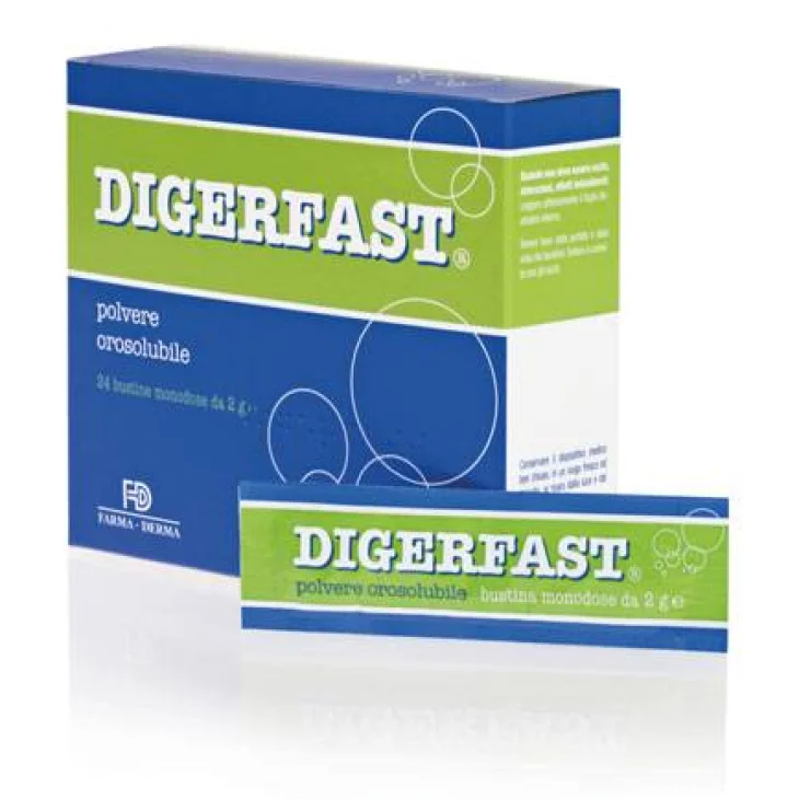 Digerfast Bustine Integratore per i Gas Addominali