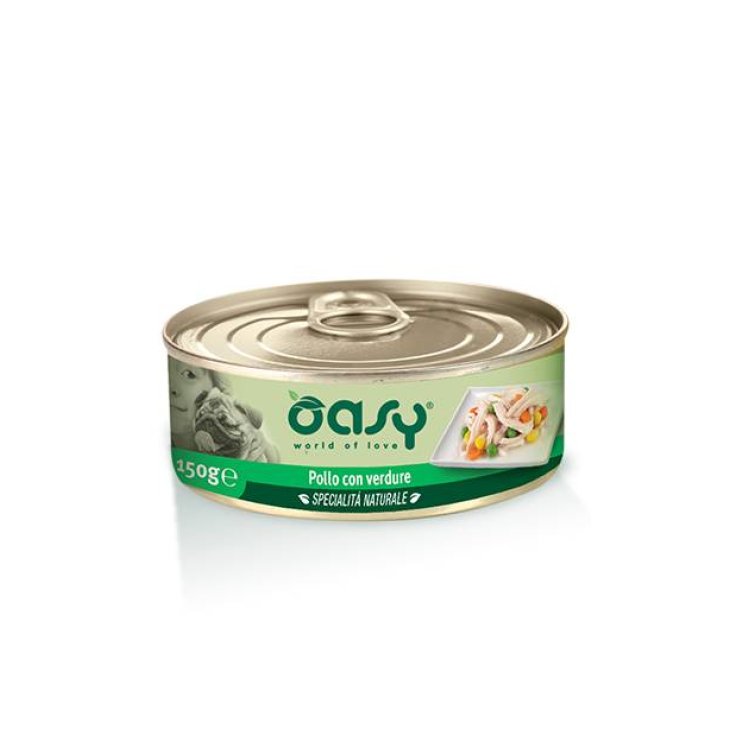 Oasy Pollo con Verdure Specialità Naturale Cibo per cani 150 g